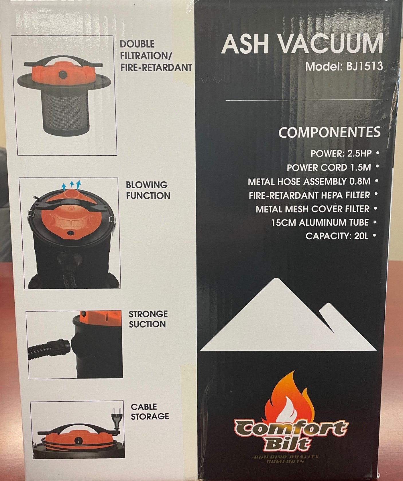 Comfortbilt Ash Vacuum Cleaner