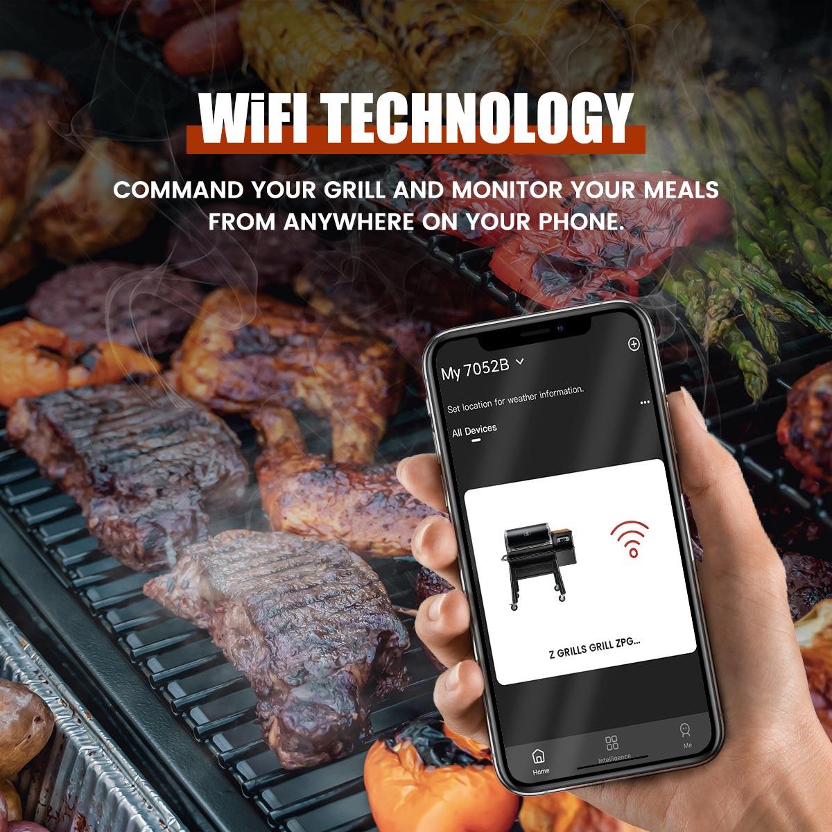 Z-GRILLS MULTITASKER 7052B WI-FI