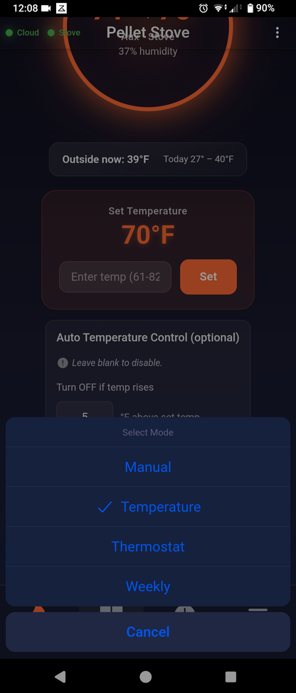 Comfortbilt Pellet Stove Wifi Module