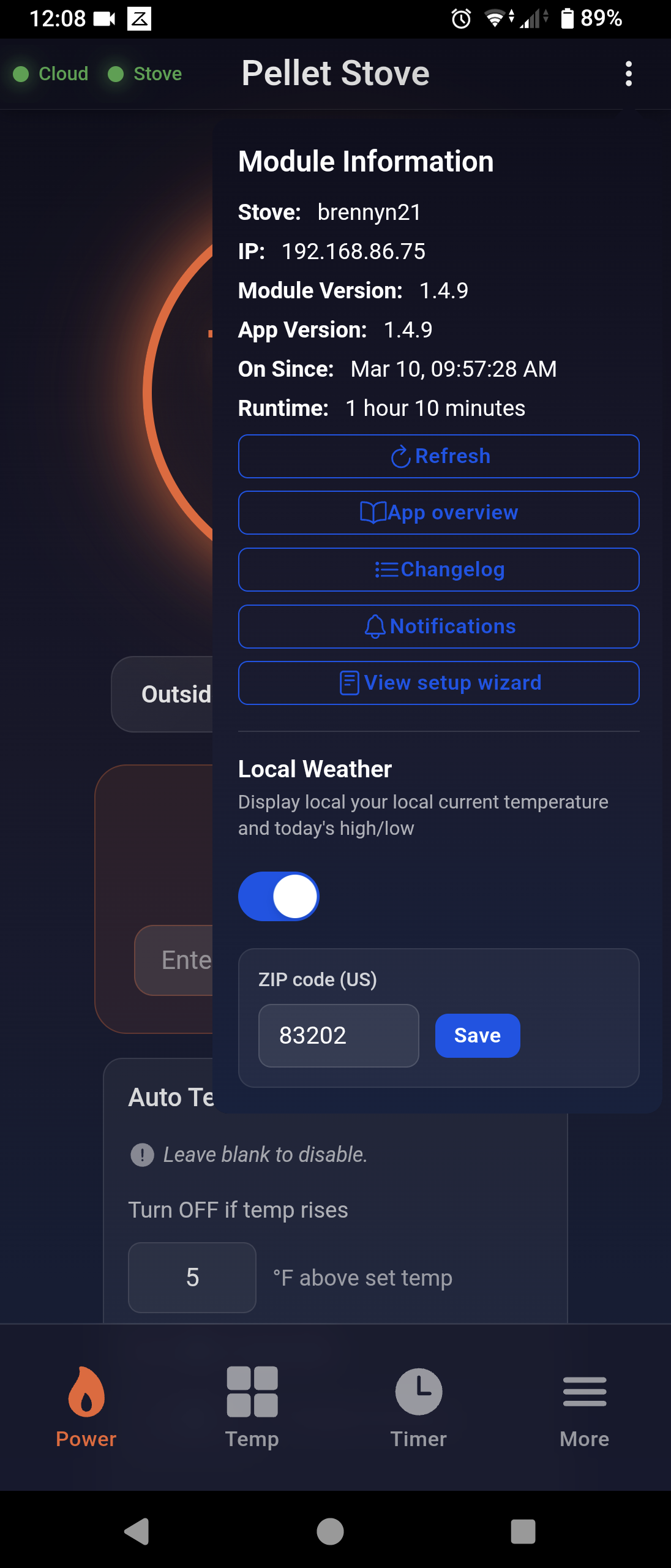 Comfortbilt Pellet Stove Wifi Module